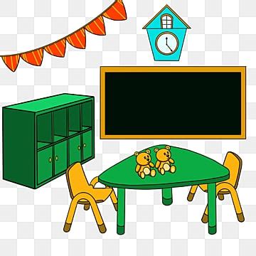 Kindergarten Classroom Clipart Hd PNG, Classroom Clipart Kindergarten Desk, Classroom Clipart ...