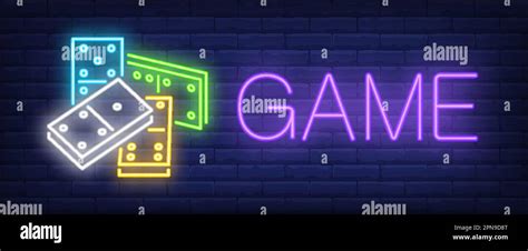 Game neon sign Stock Vector Image & Art - Alamy