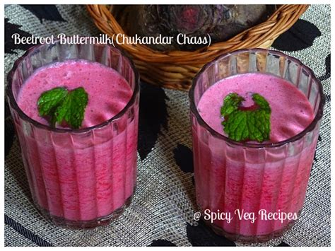 beetroot Buttermilk (Chukandar Chaas)