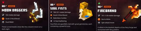 Minecraft Dungeons Best Weapons – Top 15 Melee Weapons in Minecraft ...