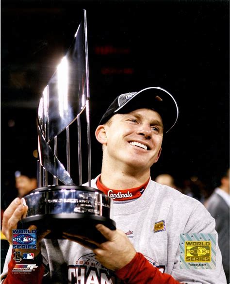 David Eckstein 2006 World Series MVP Trophy Vertical 8x10 (PF) at ...