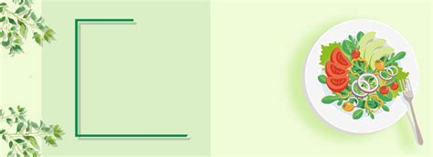 Green Healthy Food Banner Background, Green, Leaves, Flowers Background ...