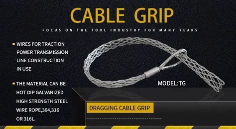 Cable Grip With Stainless Steel Or Hot Galvanizing - Buy Cable Gripper ...