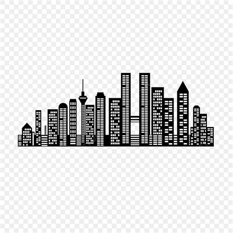 Famouss Cities Silhouette Transparent Background, Famous City Buildings Silhouette Vector ...