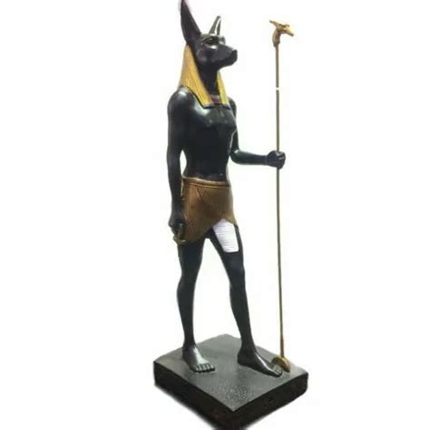 STATUE ANUBIS EGYPTIAN God Ancient Figurine Egypt Sculpture Dead Jackal ...