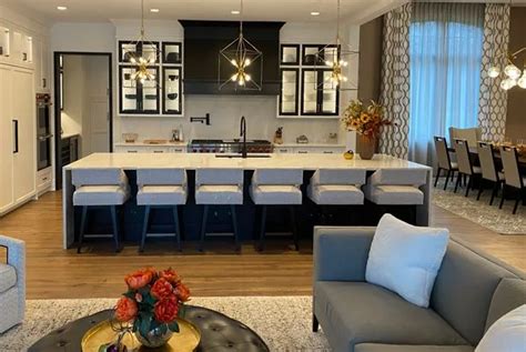 Open Concept Kitchen-Living Room designed by Gail Gray Home