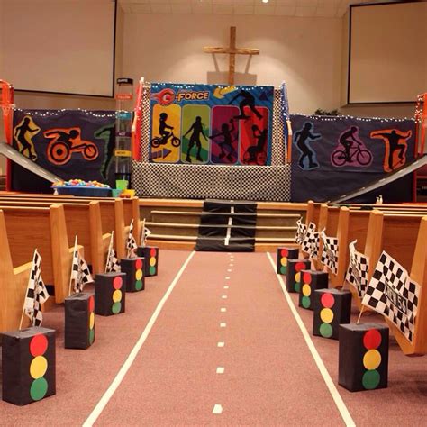 G force vbs stage | Vbs crafts, Vbs, Vbs themes