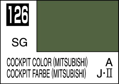 Mr Color Paint Cockpit Colour (Mitsubishi) 10ml # C126 | GSi-C-126 | Gunze Sangyo (Mr Hobby)