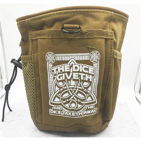 Dice Giveth and Taketh Deluxe DnD Dice Bag – D20 Collective