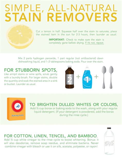 Simple, All-Natural Stain Removers - Fresh American Style | Natural stain remover, Stain remover ...