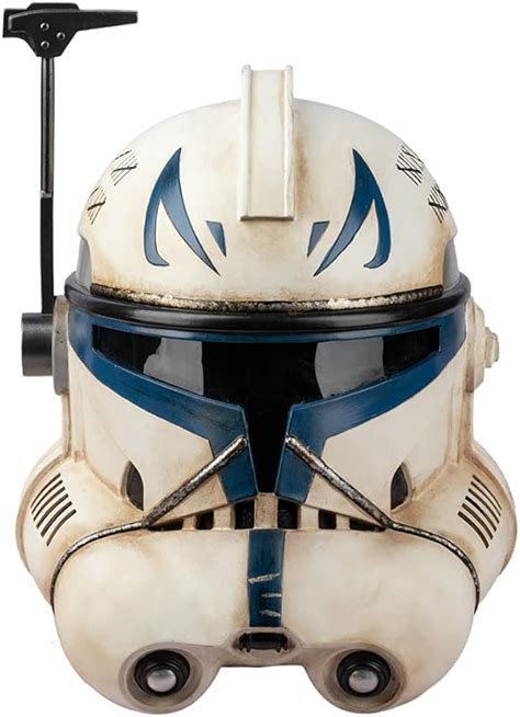 Clone Captain Rex Helmet Full Head Mask for Halloween Men Women Cosplay Costume Accessories ...