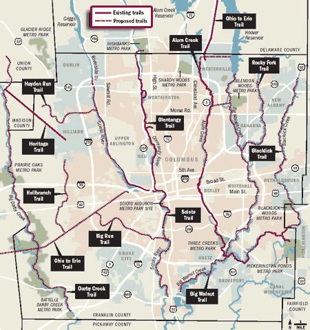 Ohio Bicycle Trail Map - Tupper Lake Ny Map