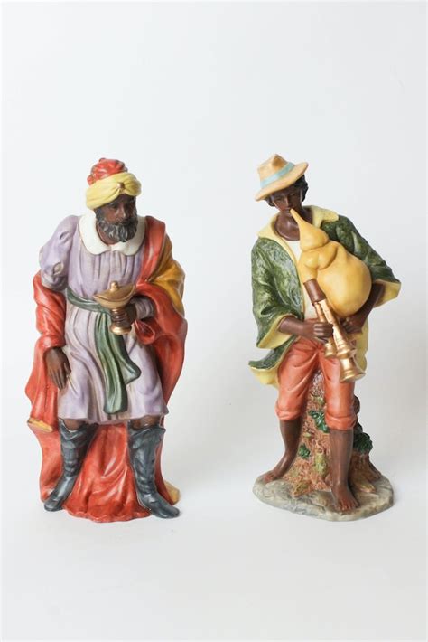 Grandeur Noel African American Porcelain Nativity Set | EBTH