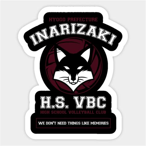 Inarizaki Team Haikyuu - Inarizaki - Sticker | TeePublic