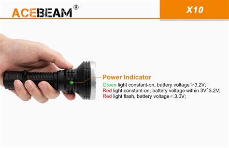 Vianočné osvetlenie | LED Baterka Acebeam X10 | LED-obchod.sk