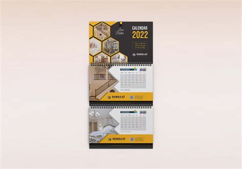 Wall Calendar Design 2022 on Behance