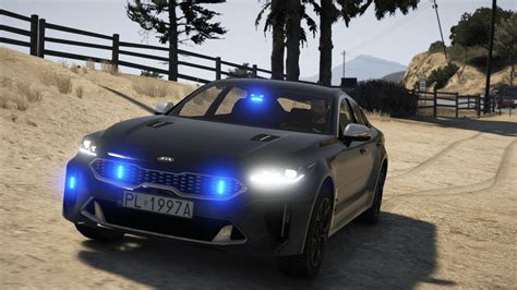 Unmarked KIA Stinger 2018 - Polish Police - GTA5-Mods.com