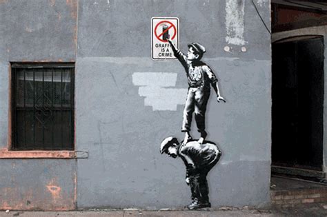 Banksy Street Art in Animated GIF7 – Fubiz Media