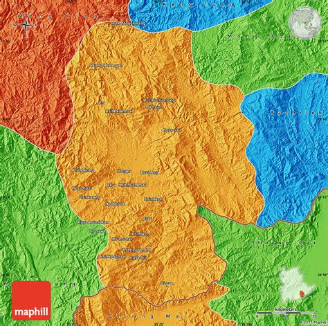 Political Map of Mong Hsat