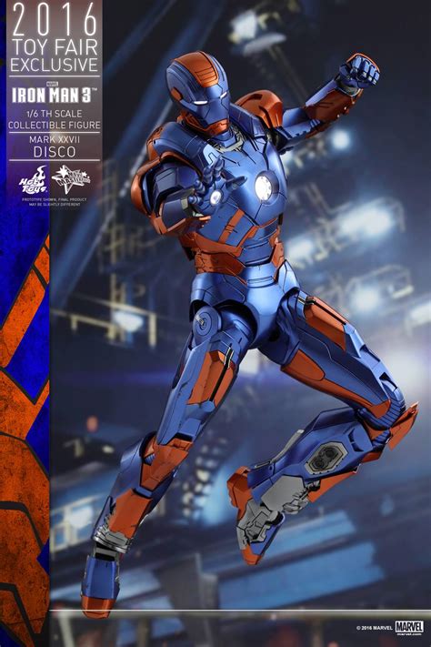 2016 Con Exclusive - Iron Man 3 Disco Armor 1/6 Scale Figure by Hot Toys - The Toyark - News