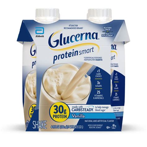 Glucerna 30g High Protein Nutrtion Shake Vanilla Ready-to-Drink 11 fl ...