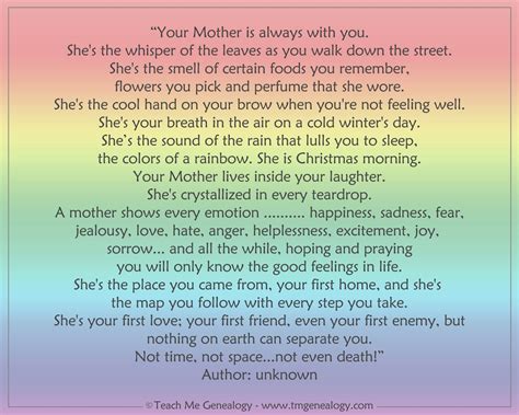 your+mother+is+always+with+you.jpg (1500×1200) | Words to live by ...