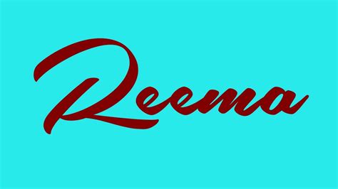 Reema Signature Style | Reema Name Signature Style | R Signature Styles By Sign O Sign - YouTube