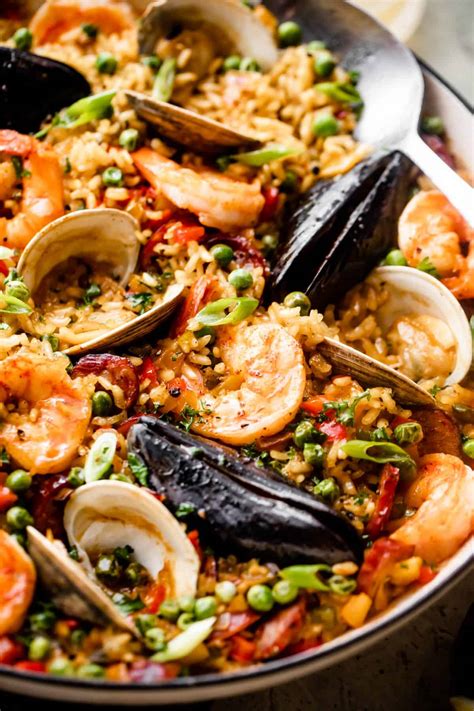 Seafood Paella Recipe | Diethood