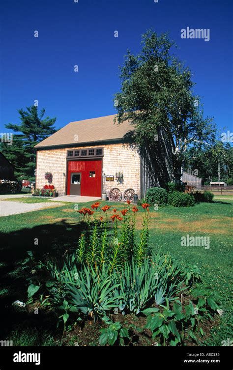 Shaker Village, Sabbathday Lake, Maine, USA Stock Photo - Alamy