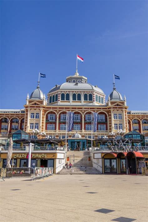 Entrance to the Kurhaus editorial stock image. Image of architecture ...