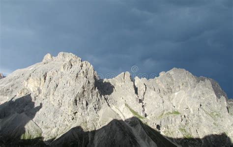 Dolomite Alps Beautiful Sunset View Stock Photo - Image of adventure ...