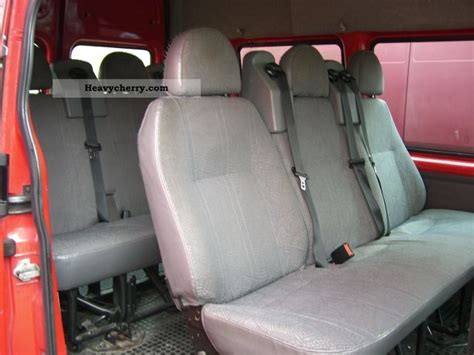 Ford transit minibus seats, air 2.4 8 2000 Estate - minibus up to 9 seats Truck Photo and Specs