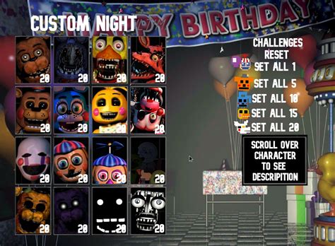 FNaF 2 Custom Night Remake. by TangyTangerineDev on DeviantArt