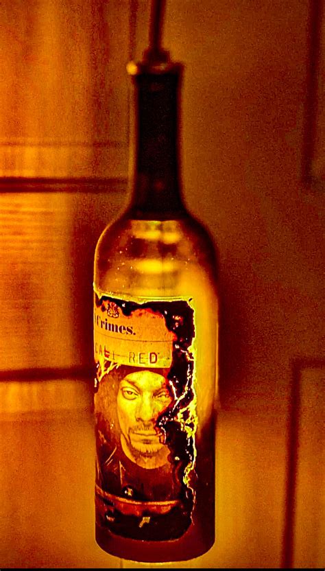 Snoop Dogg Pendant Lamp Hanging Wine Bottle Light - Etsy