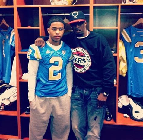 P. Diddy and Son Justin Combs Take Official UCLA Visit (Picture)