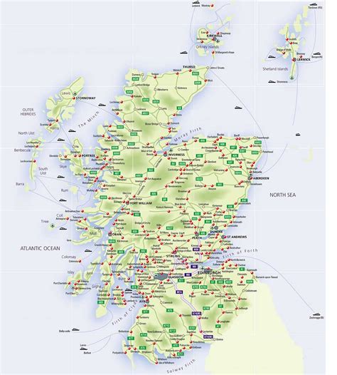 Yahoo! Image Detail for - http://www.scotlandinfo.eu/images/maps/scotroadmap1.j | Scotland map ...