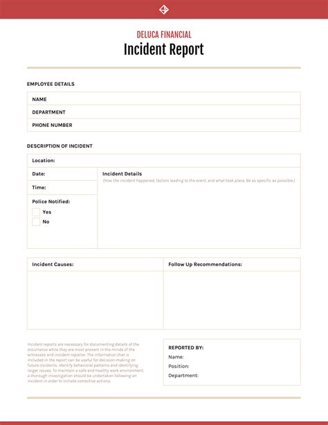 How To Write An Effective Incident Report [Examples + throughout Employee Incident Report ...