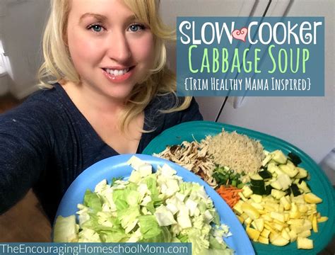 Slow Cooker Cabbage Soup: Trim Healthy Mama Inspired! Trim Healthy Mama Inspired Recipes, Trim ...