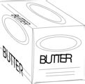 Butter | Free Stock Photo | A stick of butter with a butter knife | # 17303