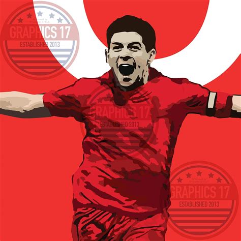 Buy Steven Gerrard Poster - Liverpool Art Online at Lowest Price in ...