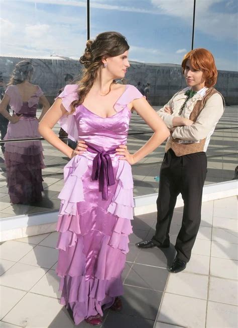 Ron and Hermione at the Yule Ball by ElleRoz on DeviantArt | Ball dresses, Yule ball dress ...