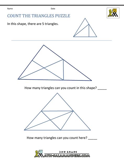 Math Puzzles for Kids - Shape Puzzles