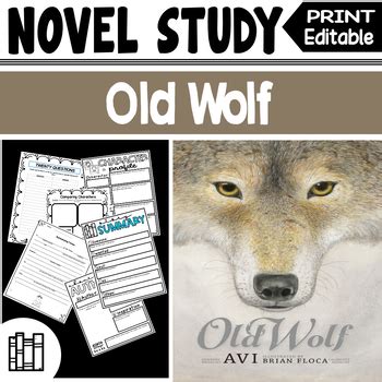 Old Wolf by Avi Novel Study by Miss Bertha | TPT