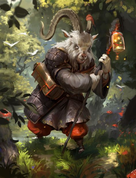 goat messenger, Alexander Puchkov | Fantasy creatures, Fantasy character design, Fantasy artwork