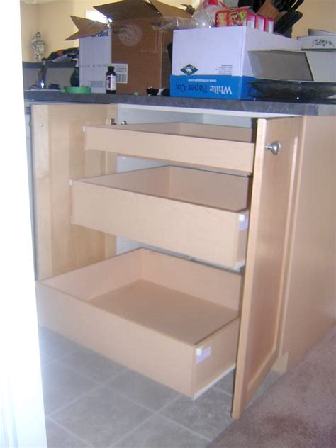 Kitchen Storage Rollout Drawers Installation Services in Calgary
