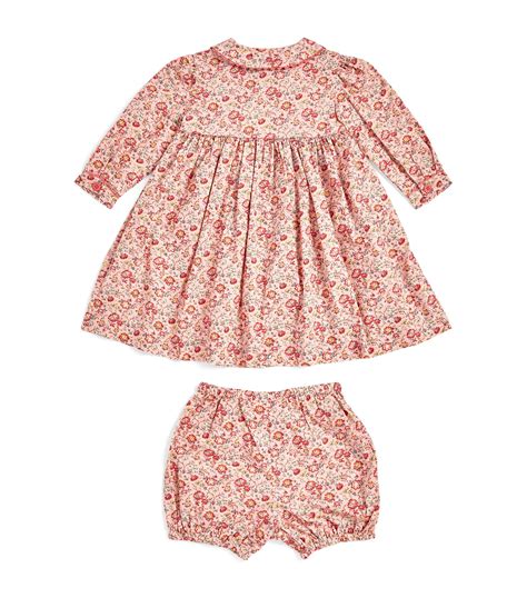 Rachel Riley pink Floral Dress and Bloomers Set (6-24 Months) | Harrods UK