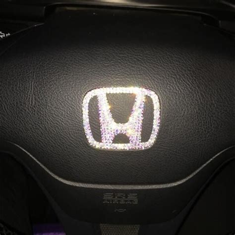 Bling Honda Emblem Decal for Steering Wheel | Car bling, Honda, Wheel logo