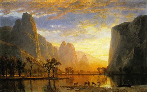 Valley of the Yosemite, 1864 - Albert Bierstadt - WikiArt.org