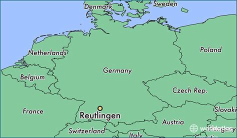 Where is Reutlingen, Germany? / Reutlingen, Baden-Wurttemberg Map - WorldAtlas.com