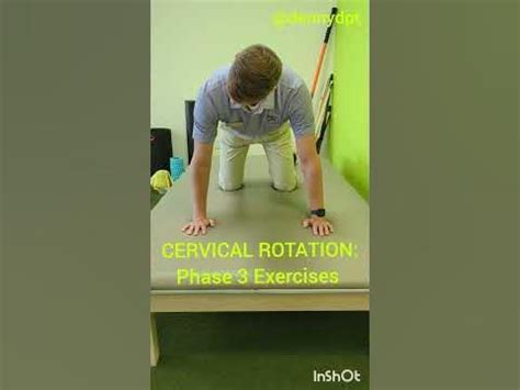 Cervical Rotation - Phase 3 Exercises - YouTube